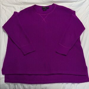 Purple Cashmere Sweater (Magenta)